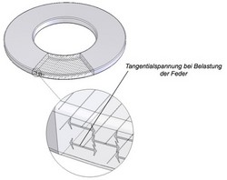 Tellerfeder aus Schmiederohlingen Tellerfeder aus Schmiederohlingen